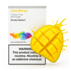 Картриджі JUUL 1 Smoke Nation Juicy Mango (Манго) 50 мг (5%)