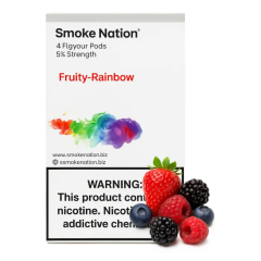 Картриджі JUUL 1 Smoke Nation Fruity Rainbow (Фруктовий мікс) 50 мг (5%)