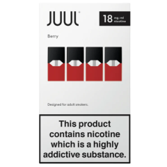 Картриджі JUUL 1 Berry (Ягоды) 18 мг (1.8%) 4 шт