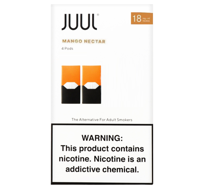 Картриджі JUUL 1 Mango (Манго) 18 мг (1.8%) 2 шт
