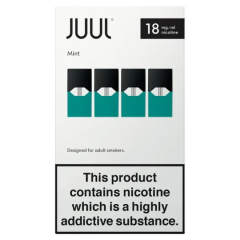 Картриджі JUUL 1 Mint (М'ята) 18 мг (1,8%) 4 шт