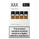 Картриджі JUUL 1 Golden Tobacco (Золотий тютюн) 9 мг (0,9%) 4 шт