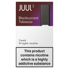 Картриджі JUUL 2 Blackcurrant Tobacco (смородина тютюн) 18мг