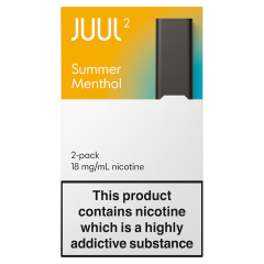 Картриджі JUUL 2 Summer Menthol 18 мг (ментол тропічні фрукти)