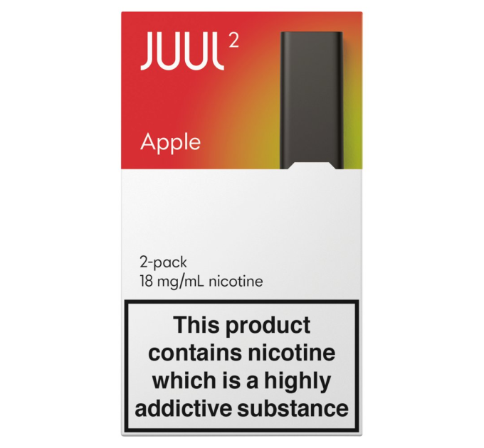 Картриджі JUUL 2 Apple 18мг (яблоко)