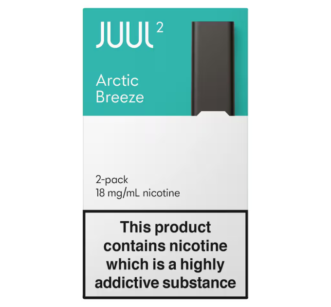 Картриджі JUUL 2 Arctic Breeze 18 мг (м’ята-ментол)