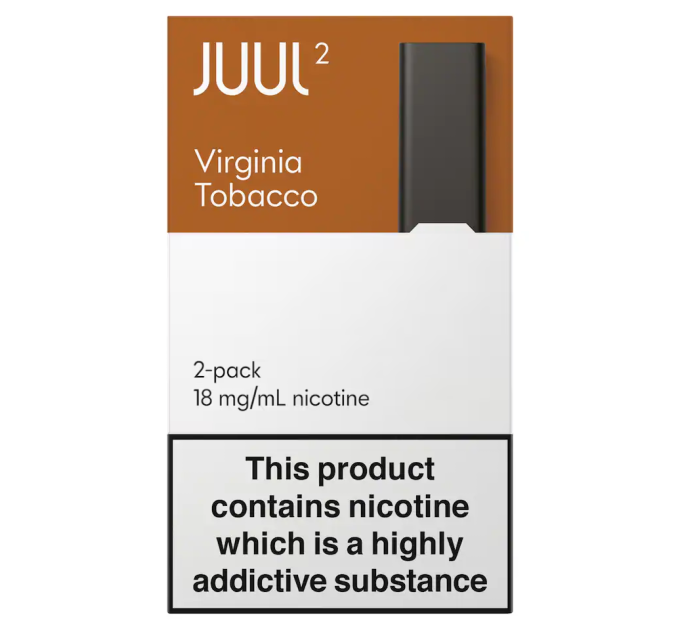 Картриджі JUUL 2 Virginia Tobacco 18мг (класичний тютюн)