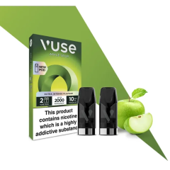 Картриджі VUSE Extra Intense Flavour Pods 10 мг (1%) Apple Sour (кисле яблуко)