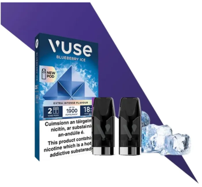 Картриджі VUSE Pro Nic Salts eLiquid Pods 18 мг (1,8%) Blueberry Ice (чорниця лід)