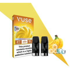 Картриджі VUSE Extra Intense Flavour Pods 10 мг (1%) Banana ice (банан з льодом)