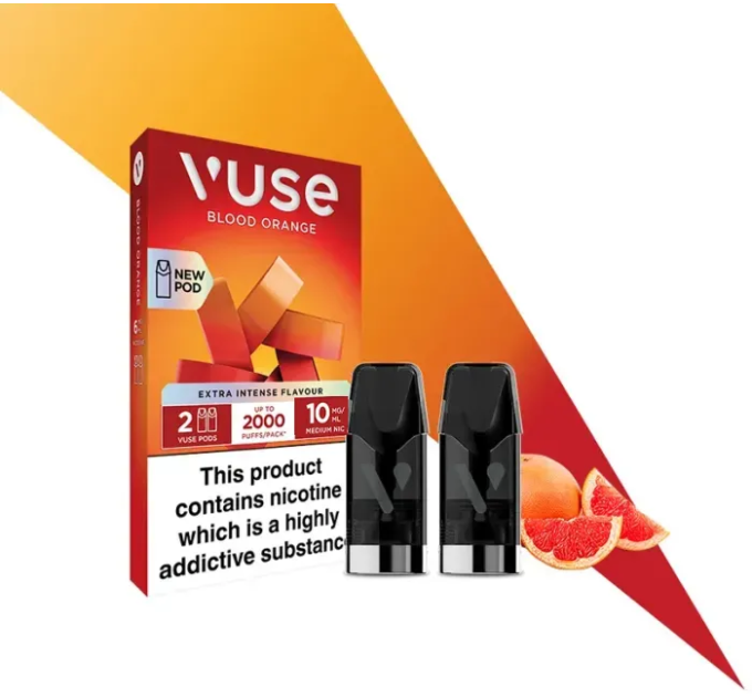 Картриджі VUSE Extra Intense Flavour Pods 10 мг (1%) Blood orange (червоний апельсин)