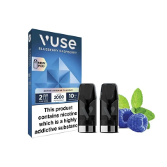 Картриджі VUSE Extra Intense Flavour Pods 10 мг (1%) Blueberry Raspberry (чорниця малина)