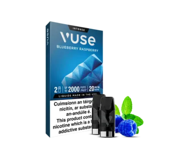Картриджі VUSE 20 мг (2%) Blueberry Raspberry (чорниця малина)