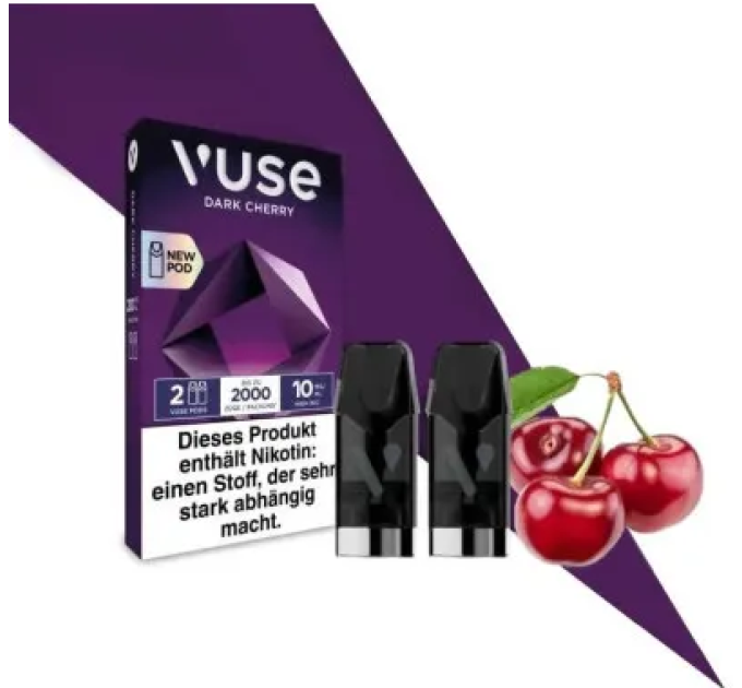 Картриджі VUSE Extra Intense Flavour Pods 10 мг (1%) Dark Cherry (вишня)