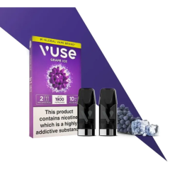 Картриджі VUSE Pro Nic Salts eLiquid Pods 10 мг (1%) Grape ice (виноград лід)
