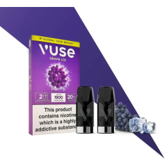Картриджі VUSE Extra Intense Flavour Pods 20 мг (2%) Grape ice (виноград лід)