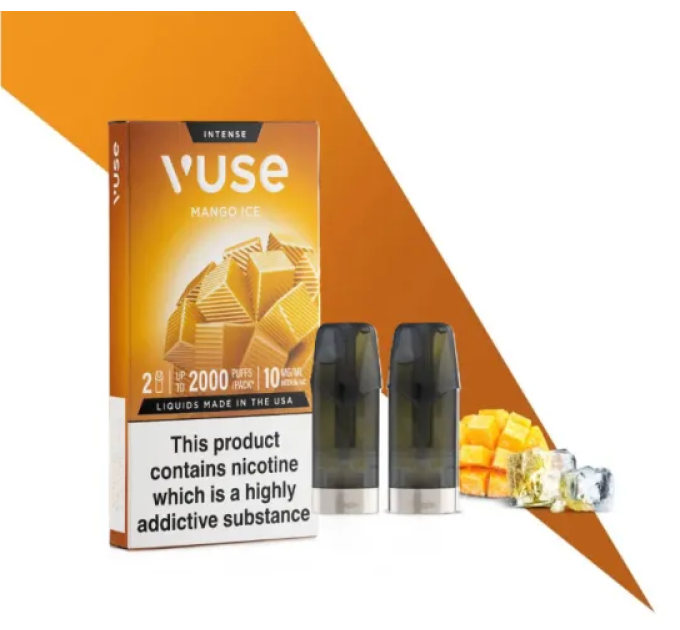 Картриджі VUSE Pro Nic Salts eLiquid Pods 10 мг (1%) Mango Ice (манго лід)