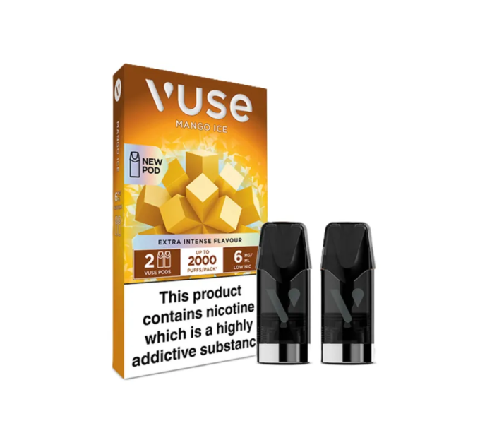 Картриджі VUSE 6 мг (0,6%) Mango Ice (манго лід)