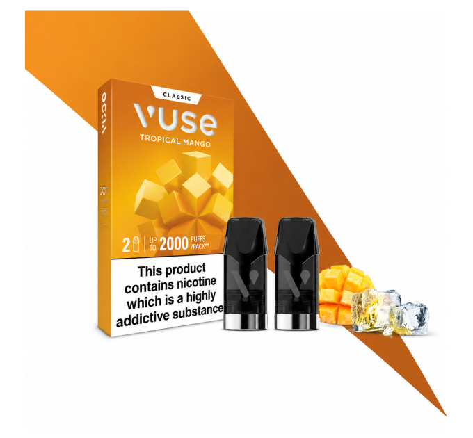 Картриджі VUSE 20 мг (2%) Tropical Mango (манго)