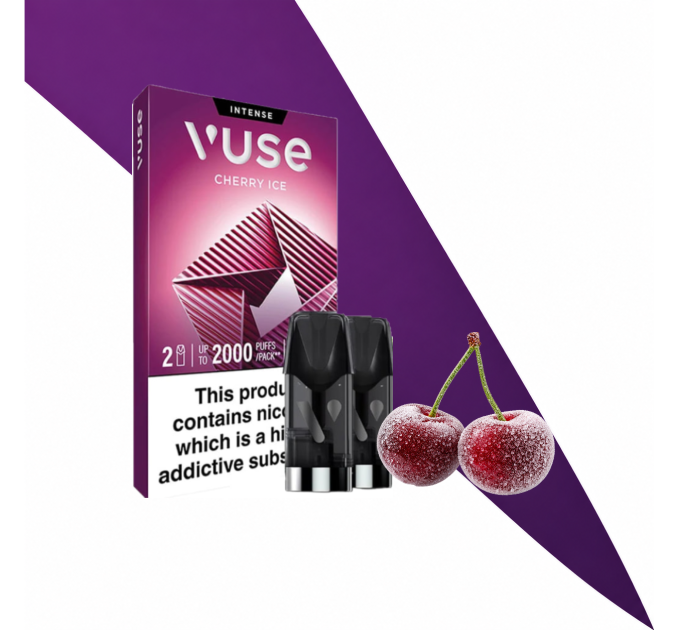 Картриджі VUSE 20 мг (2%) Cherry Ice (вишня)