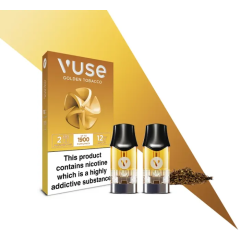Картриджі VUSE Pro Nic Salts eLiquid Pods 12 мг (1,2%) Golden Tobaco (Золотий тютюн)