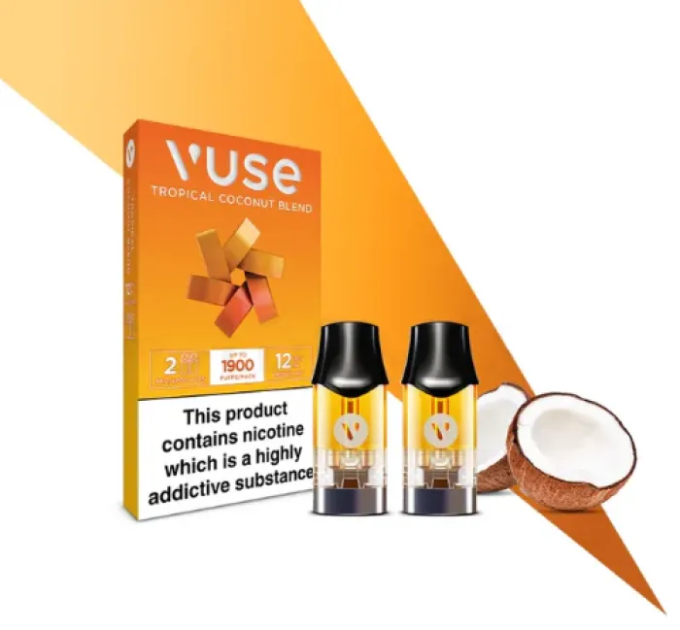 Картриджі VUSE 12 мг (1,2%) Tropical Coconut Blend (Тропічний кокос)