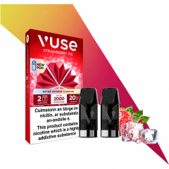 Картриджі VUSE Extra Intense Flavour Pods 20 мг (2%) Strawberry Ice (полуниця лід) Картриджі VUSE Extra Intense Flavour Pods 20 мг (2%) Strawberry Ice (полуниця лід)