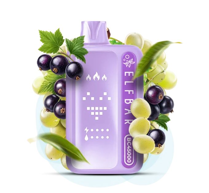 Одноразка ELF BAR BC 45000 Blackcurrant Grape 5% (Cмородина Виноград) Одноразка ELF BAR BC 45000 Blackcurrant Grape 5% (Cмородина Виноград)
