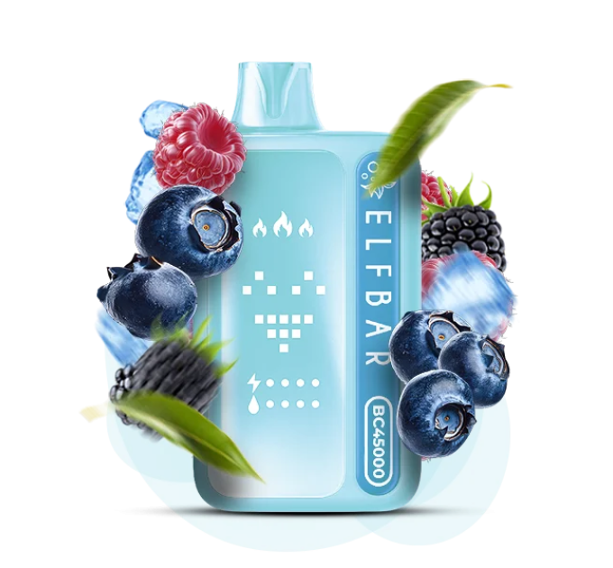 Одноразка ELF BAR BC 45000 Blue Razz Ice 5% (Блакитна малина Лід) Одноразка ELF BAR BC 45000 Blue Razz Ice 5% (Блакитна малина Лід)