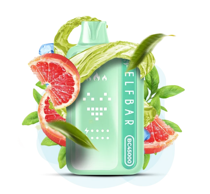 Одноразка ELF BAR BC 45000 Grapeftuit Green Tea 5% (Грейпфрут Зелений чай) Одноразка ELF BAR BC 45000 Grapeftuit Green Tea 5% (Грейпфрут Зелений чай)