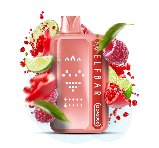 Одноразка ELF BAR BC 45000 Pomegranate Raspberry Lime 5% (Гранат Малина Лайм) Одноразка ELF BAR BC 45000 Pomegranate Raspberry Lime 5% (Гранат Малина Лайм)