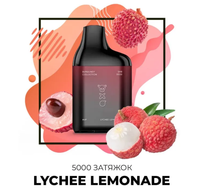 Одноразка SAB 5000 №49 Lychee Lemonade (Лимонад з лічі) Одноразка SAB 5000 №49 Lychee Lemonade (Лимонад з лічі)