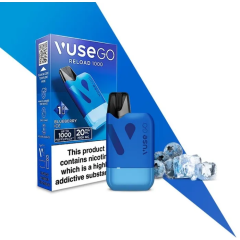 Pod система VUSE GO Reload 1000 Starter Kit Box Blueberry Ice (синій колір)