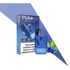 Pod система VUSE GO Reload 1000 Starter Kit Box Blueberry Raspberry (синій колір)