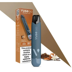 Pod система VUSE GO Reload 1000 Starter Kit Pen Creamy Tobacco (сірий колір)